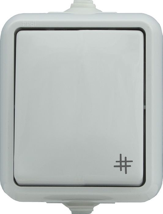 Łącznik krzyżowy Kos biały IP44 Hydro 1 szt.