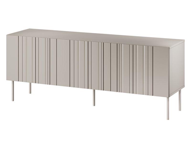 Szafka RTV MIRJAN 24 Isla 150 3D beż mat 1 szt.