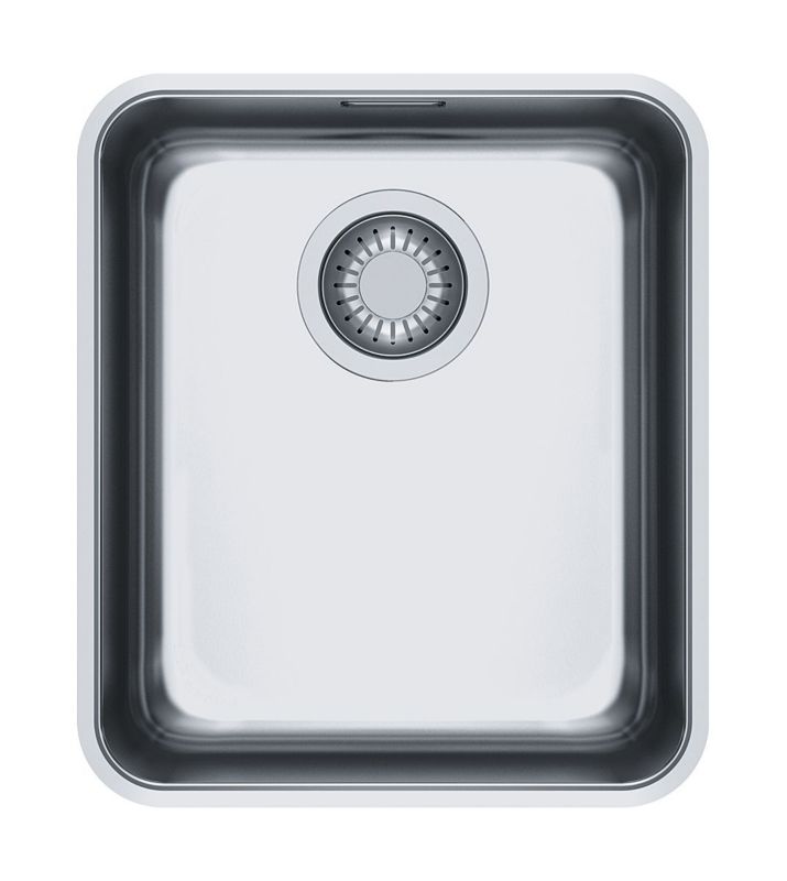 Zlewozmywak stalowy Franke Aton ANX 110-34 37x43 cm jedwab wykończenie podwieszany 1 szt.