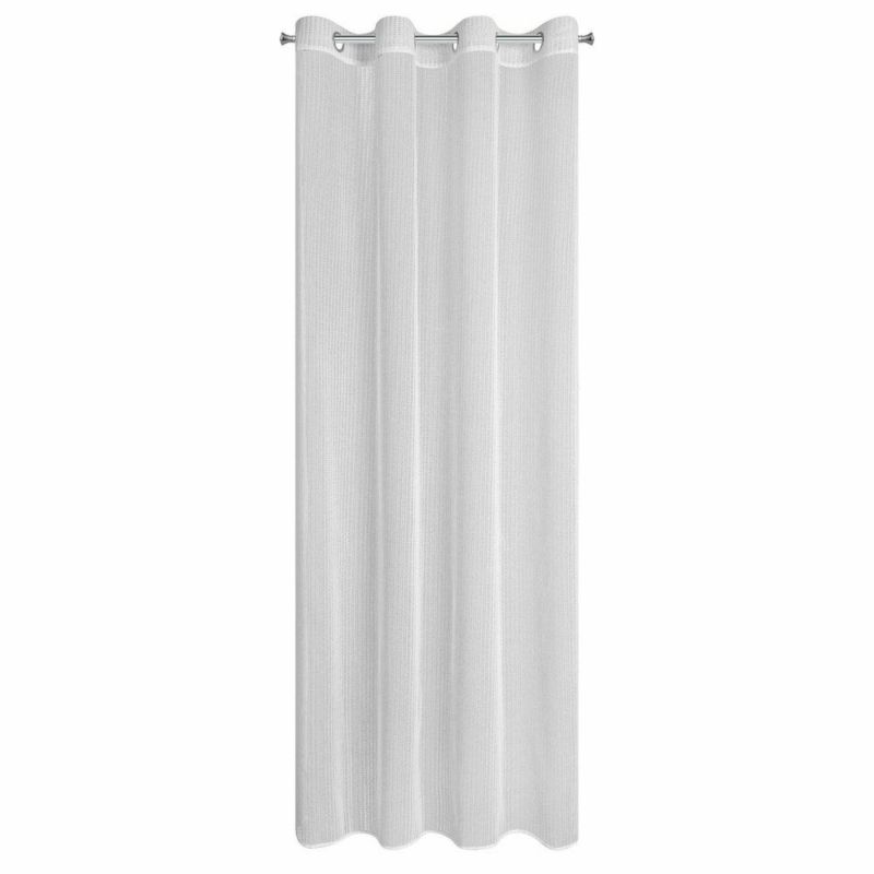 Firana Adri EUROFIRANY 140X250 Cm Biała Przelotki 1 szt.