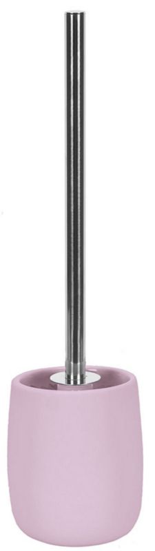 Szczotka toaletowa Kleine Wolke Eclipse z gumowaną powierzchnią, różowy, stawiany, 1 szt.