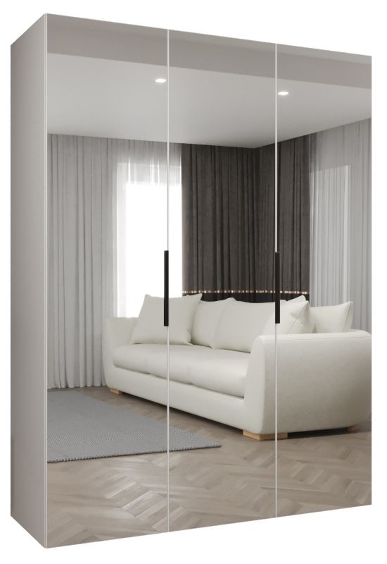 Szafa uchylna Abiks MARBELLA 3 150 wys 202 cm Biały + Czarny 1 szt