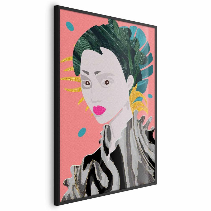 Plakat Artgeist Azjatycki styl 21x30 cm z ramą czarną 1 szt