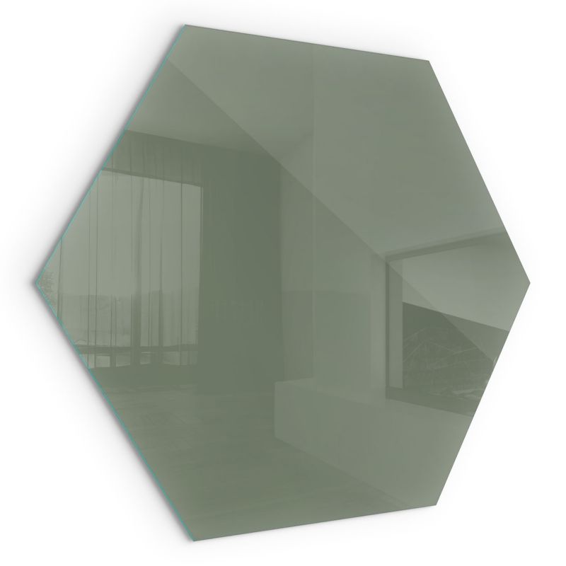 Szkło Ochronne z Nadrukiem Wallfluent h40 cm Płyta pod Kominek Kolor Oliwkowy 1 szt.