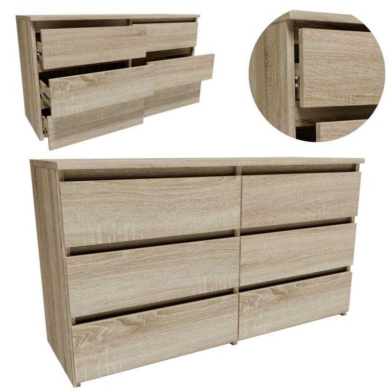 Komoda Matkam szafka CL1006SON regał 100cm dąb sonoma 1 szt.