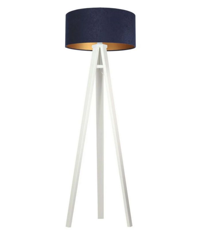 Lampa Bps Koncept stojąca HOME 50 granatowa/złoty/biała 1 szt