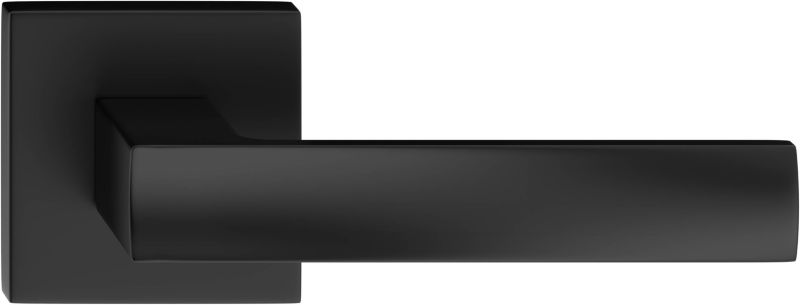 Klamka drzwiowa Metalbud Euforia kwadratowy szyld czarna