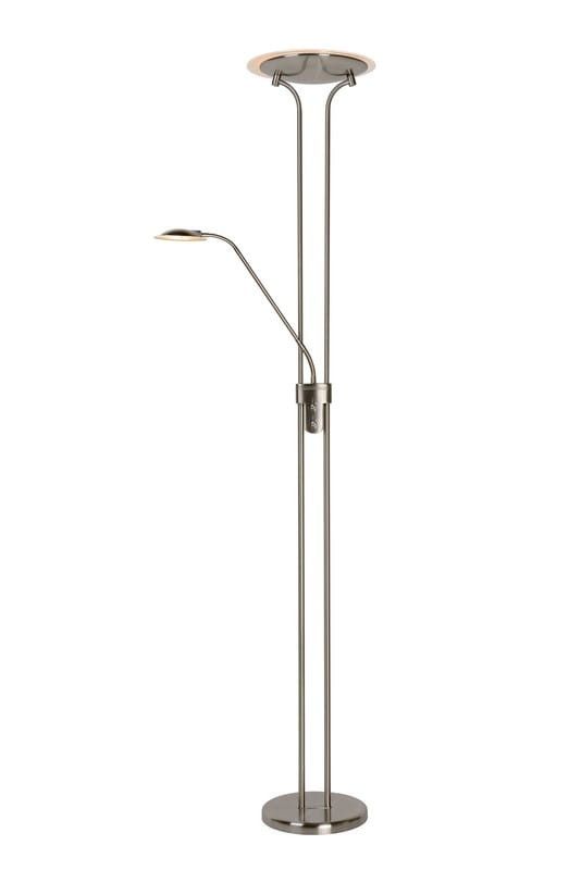 Lampa podłogowa stojąca Lucide Champion nikiel-srebrna LED 24W 3000K 1600lm wym: 180 x 25,4 x 25,4 cm - 1 szt.