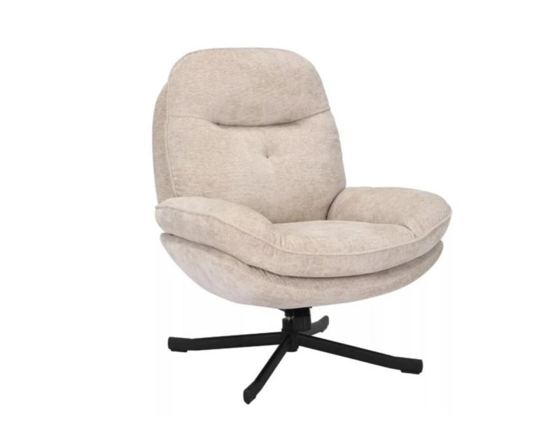 Fotel Signal do salonu HARPER beżowy obrotowy 1 szt