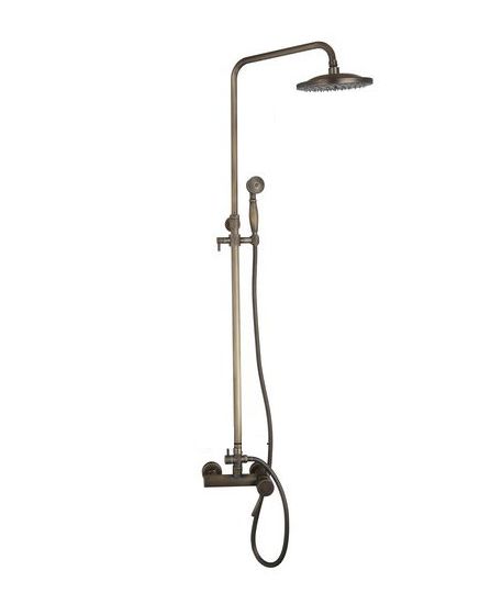 Bateria prysznicowa Lauferi PHILIA mosiężna szczotkowany mosiądz retro 1 szt.