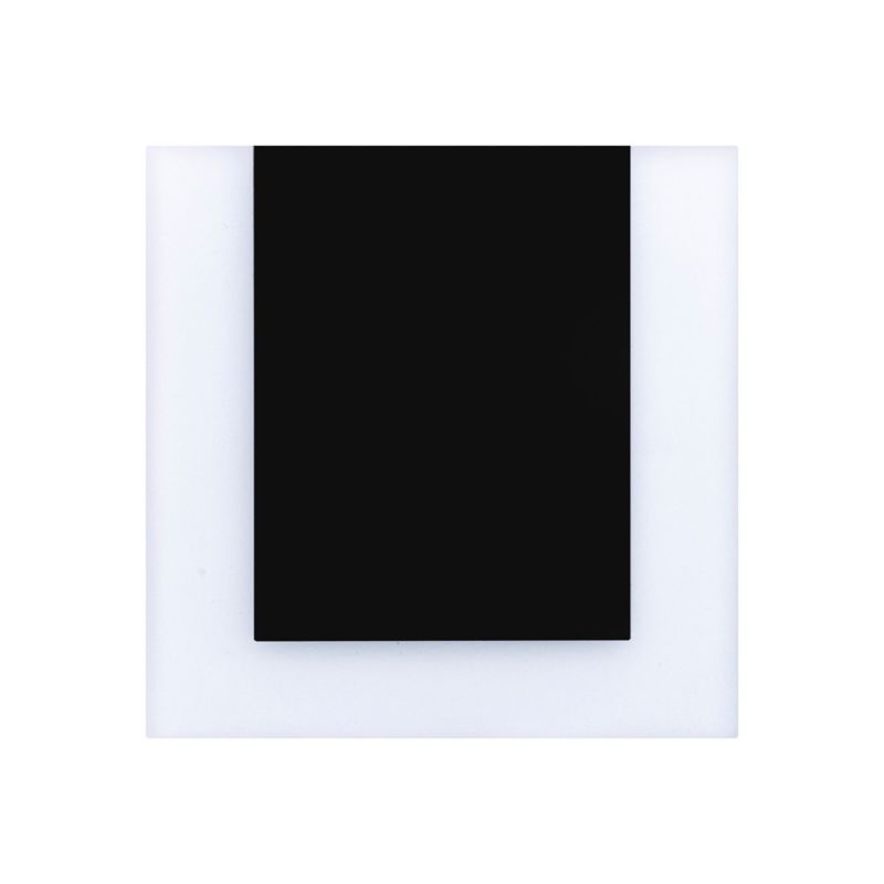 Oprawa oświetleniowa schodowa Eko-Light Capri czarno-biała LED 0.6W 4000K 15lm IP20 wym: 7,5 x 7,5 x 2,3 cm kwadratowa - 1 szt.