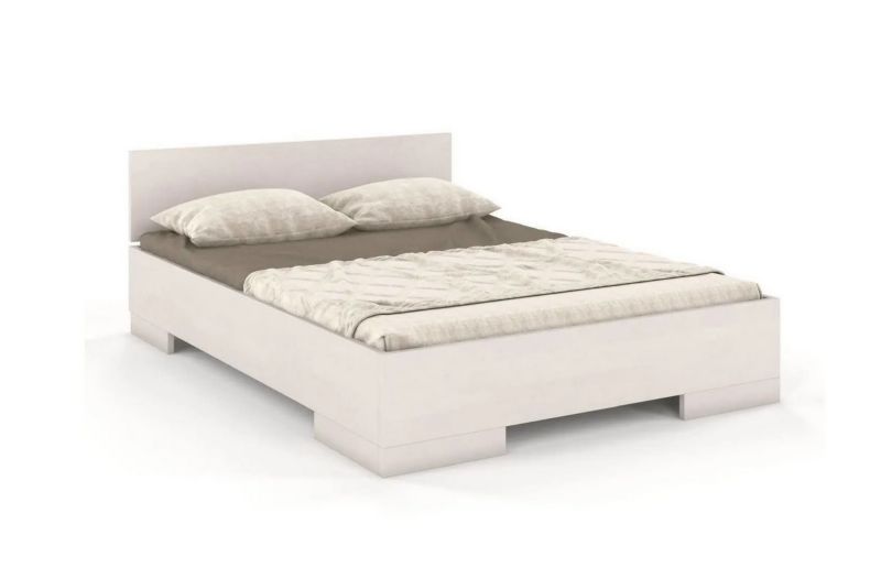 Łóżko SKANDICA SPECTRUM MAXI ST bukowe 200x200 białe 1 szt