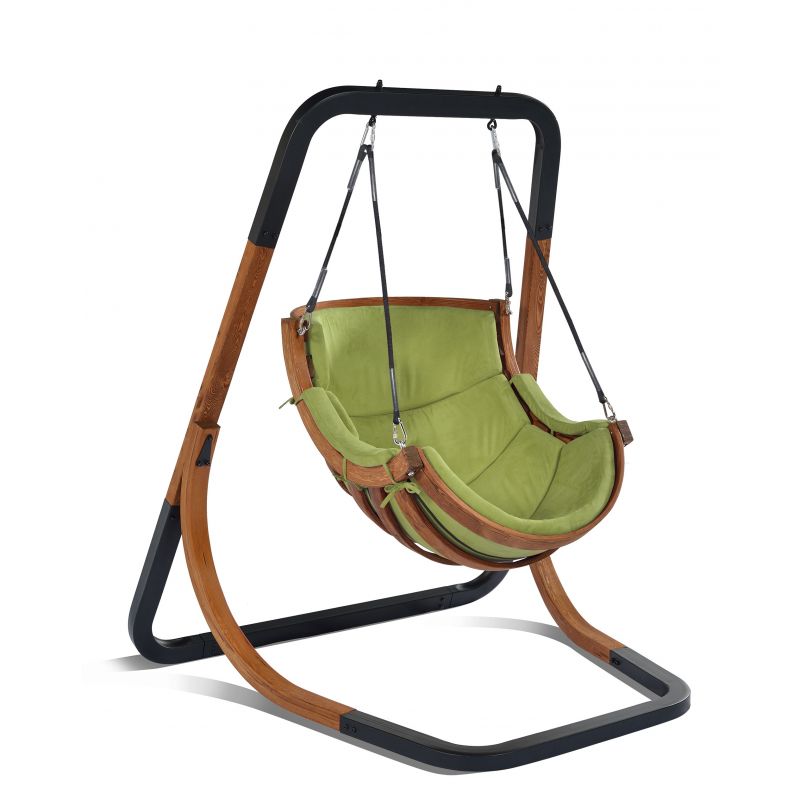 Fotel ogrodowy Alpha 4iQ Group ze stelażem zielony 1szt.