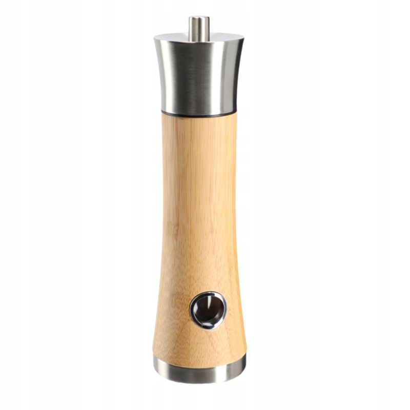 Młynek KADAX Do Pieprzu Soli Przypraw Ręczny Bambusowy Ziół Kuchennych Drewniany 1szt.