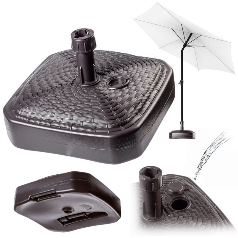 Podstawa Parasola KADAX Stojak Pod Parasol Ogrodowy Kwadratowy 39cm Obciążnik 1szt.