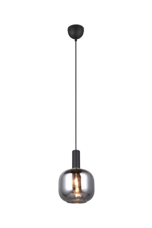 Lampa wisząca Trio Diva czarna-chromowana wym: 150 x 20 x 20 cm 1xE27 x 1 szt.