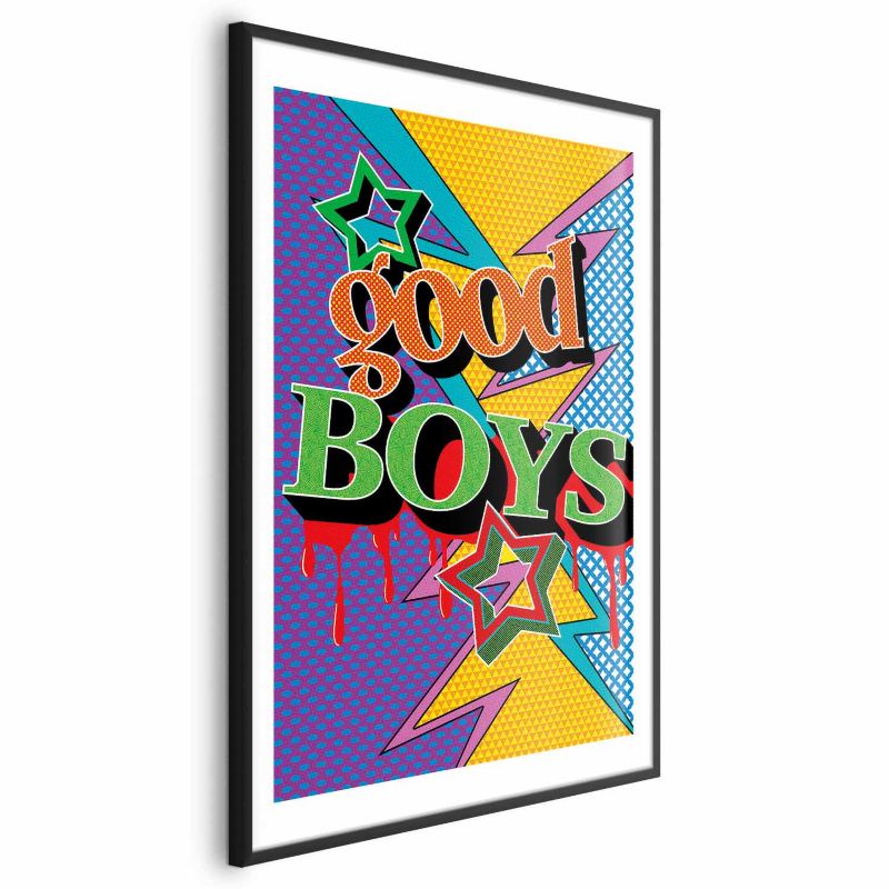 Plakat Artgeist Good Boys 21x30 cm z ramą czarną 1 szt
