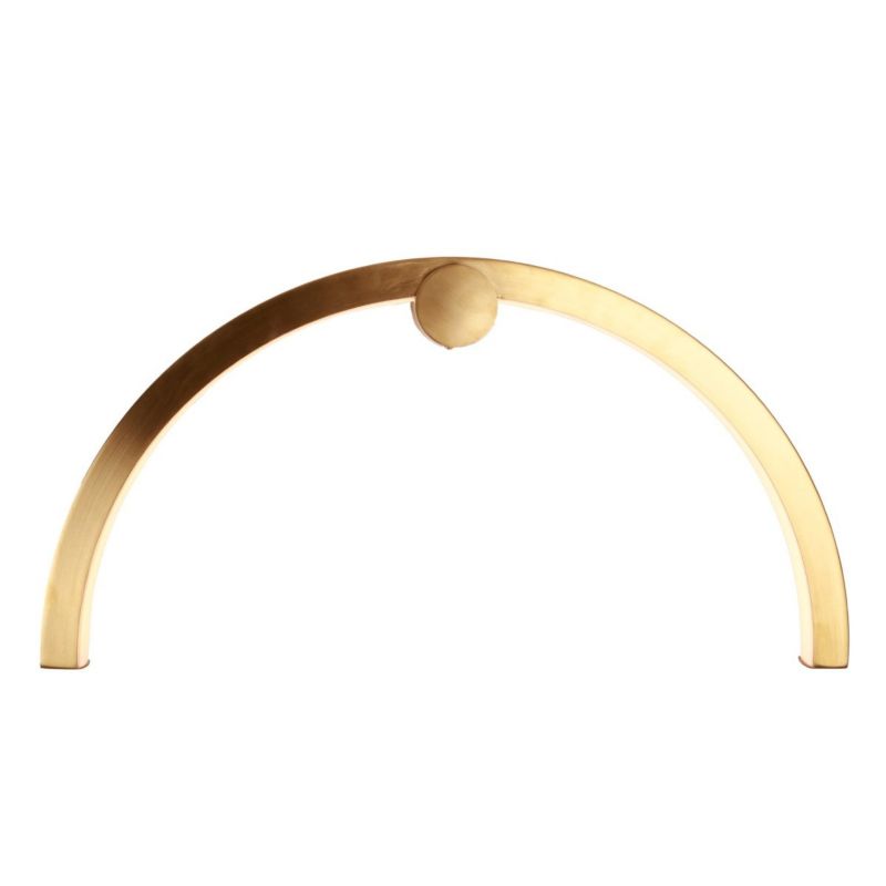 Kinkiet ścienny Maxlight Trio Arc złoty szczotkowany LED 16W 3000K 1280lm IP44 wym: 30 x 60 x 11 cm - 1 szt.