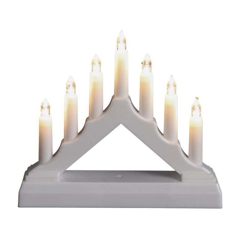 Świecznik plastikowy Jumi 7 LED 15,5 x 3,8 x 13 cm