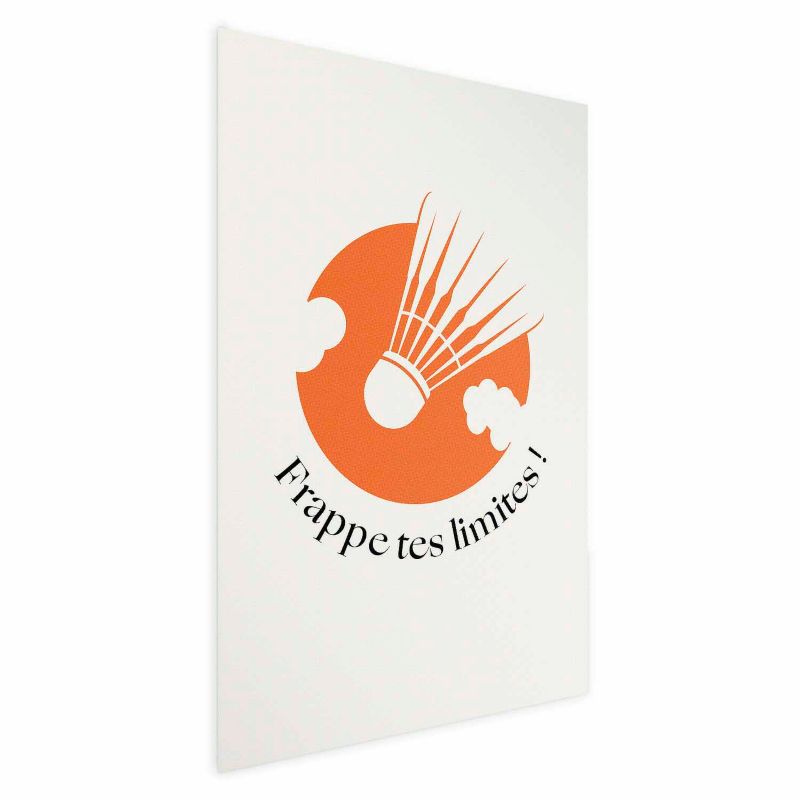 Plakat Artgeist Lotka na tle pomarańczu 40x60 cm bez ramy 1 szt