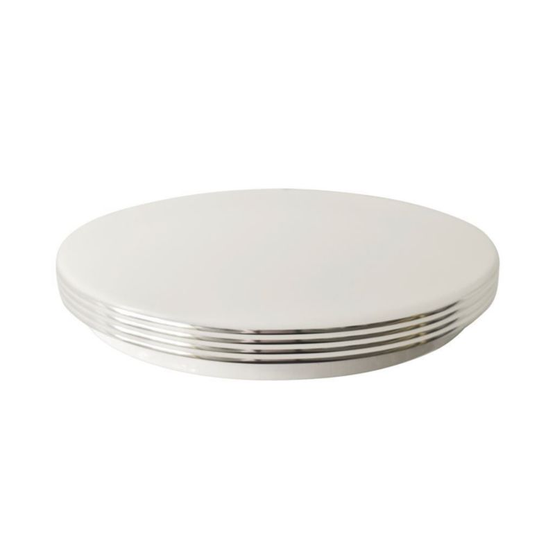 Plafon sufitowy nowoczesny Milagro Bravo biały chromowany LED 16W 4000K IP44 wym: 6 x 33 x 33 cm metal - 1 szt.