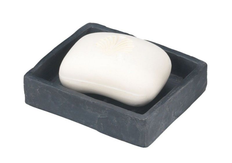 Mydelniczka wolnostojąca Wenko Slate Rock antracyt tworzywo sztuczne 1 szt.