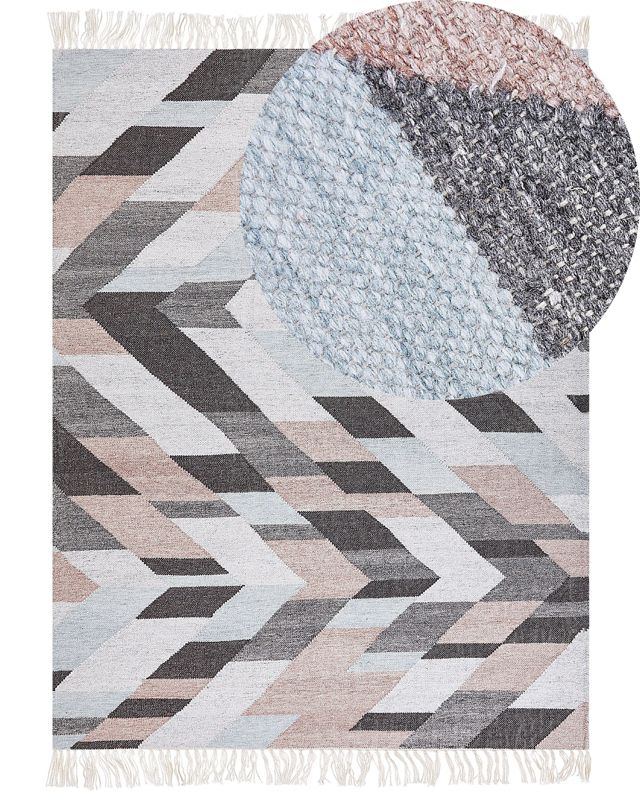 Dywan z juty 160 x 230 cm wielokolorowy Nakkas 1 szt.