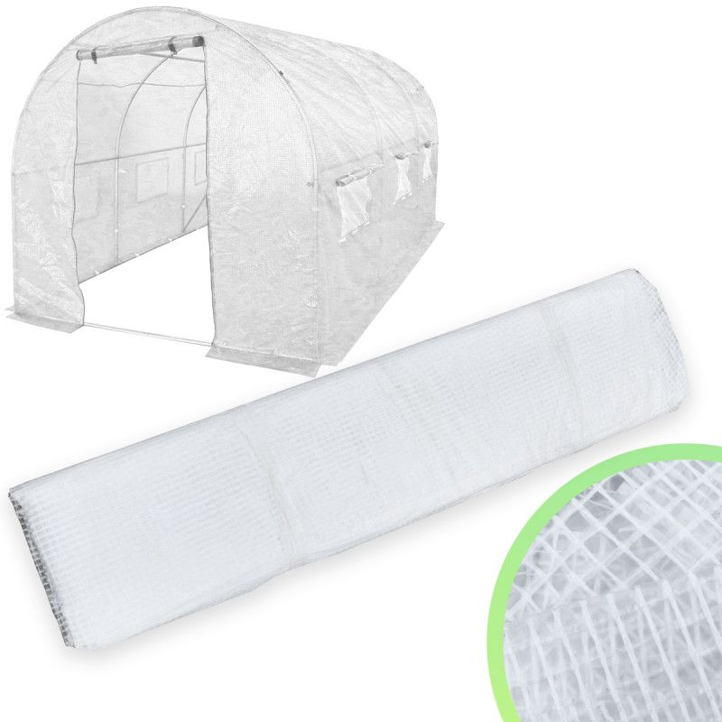 Pokrycie do Tunelu Ogrodowego 4iQ 2x4,5 Białe UV 1szt.