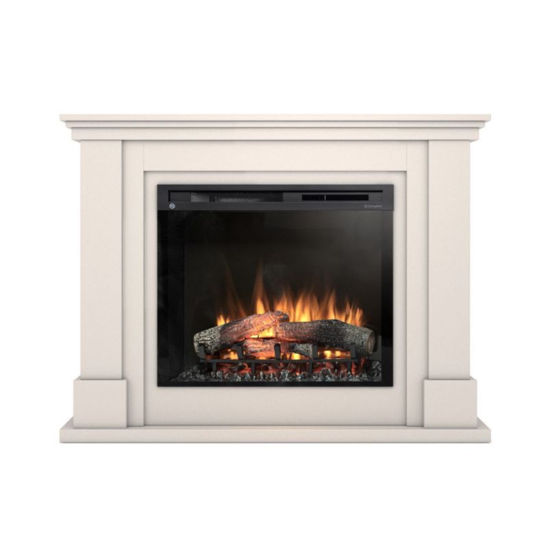 Kominek elektryczny Warmtec Luena 28 XHD 1400W funkcja grzania LED kaszmirowy 1 szt.