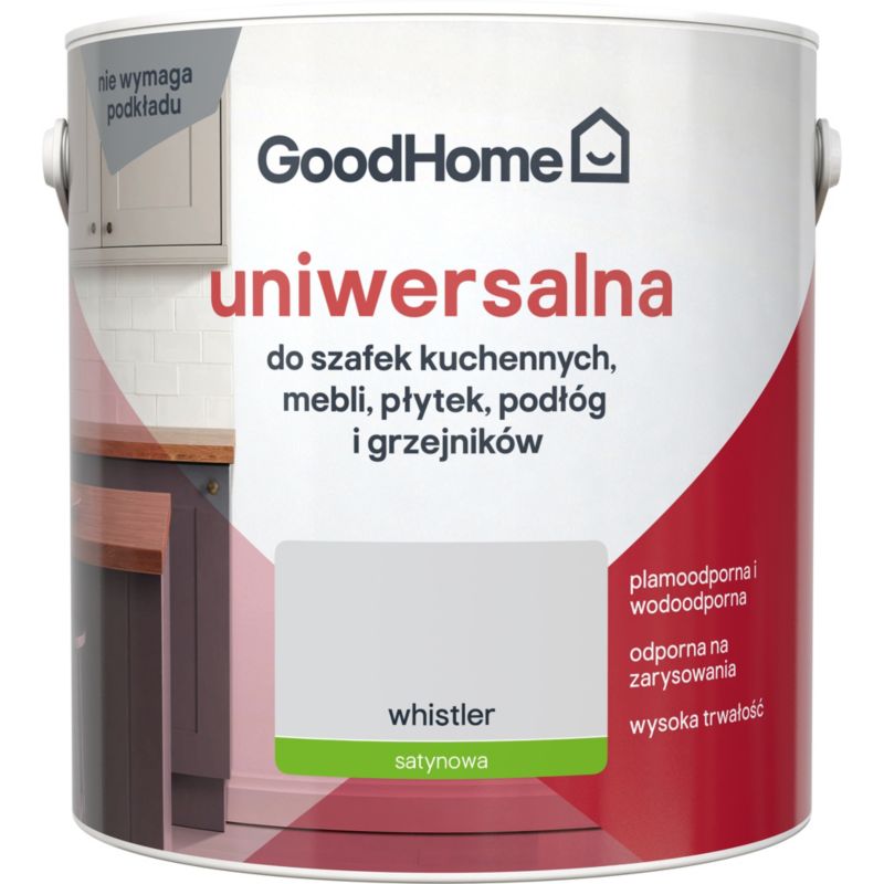 Farba uniwersalna GoodHome Reno whistler satyna 2 l