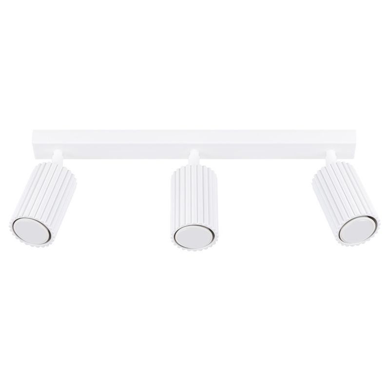 Reflektor sufitowy Sollux Lighting Karbon biały 3 x GU10 x IP20 wym: 16,5 x 45 x 6,5 cm - 1 szt.