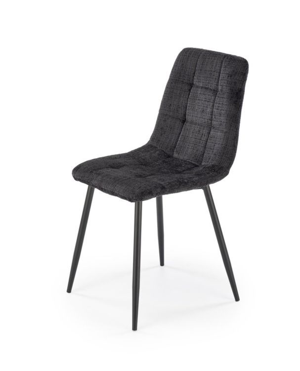 Krzesło Halmar tapicerowane K547 czarne 1 szt