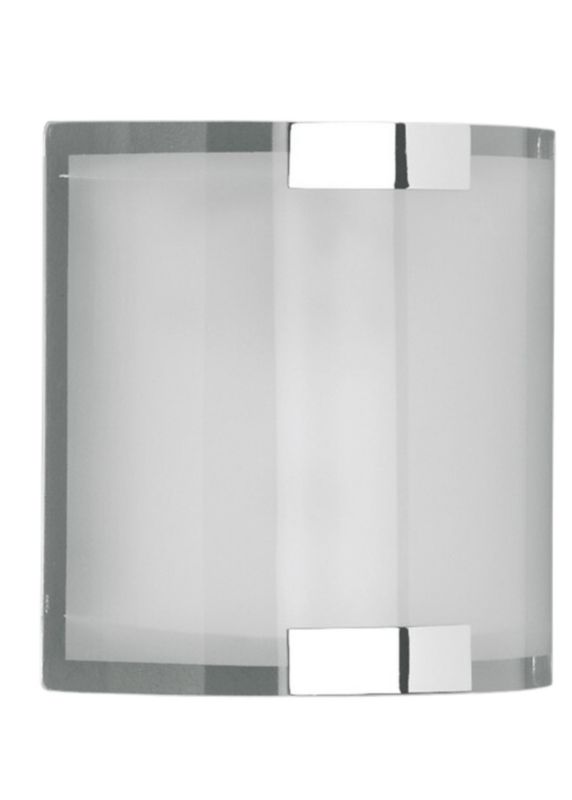 Kinkiet ścienny Trio Divo srebrno-biały 1 x E14 x IP20 wym: 20 x 20 x 7,5 cm - 1 szt.