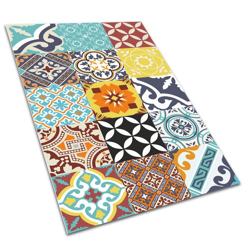 Dywan PVC Tulup 100x150 cm Wodoodporny na Balkon Mix kolorowych wzorów 1 szt.