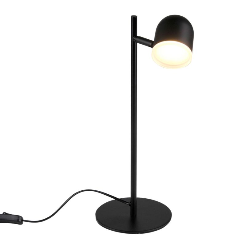 Lampa biurkowa Polux Rawi czarna LED 4.2W 3000K 440lm IP20 wym: 40.6 x 21 x 15 cm tworzywo sztuczne - 1 szt.