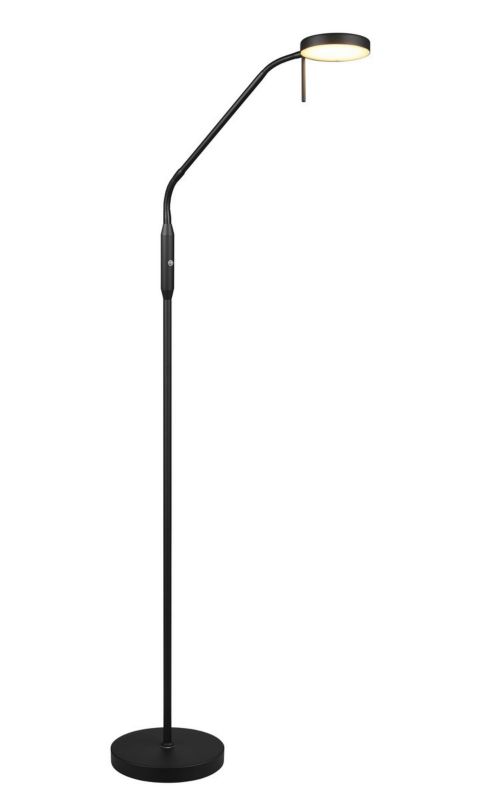 Lampa podłogowa stojąca RL Moreno czarny matowy LED 3W 2700-6000K 300lm do czytania wym: 160 x 22 x 22 cm - 1 szt.