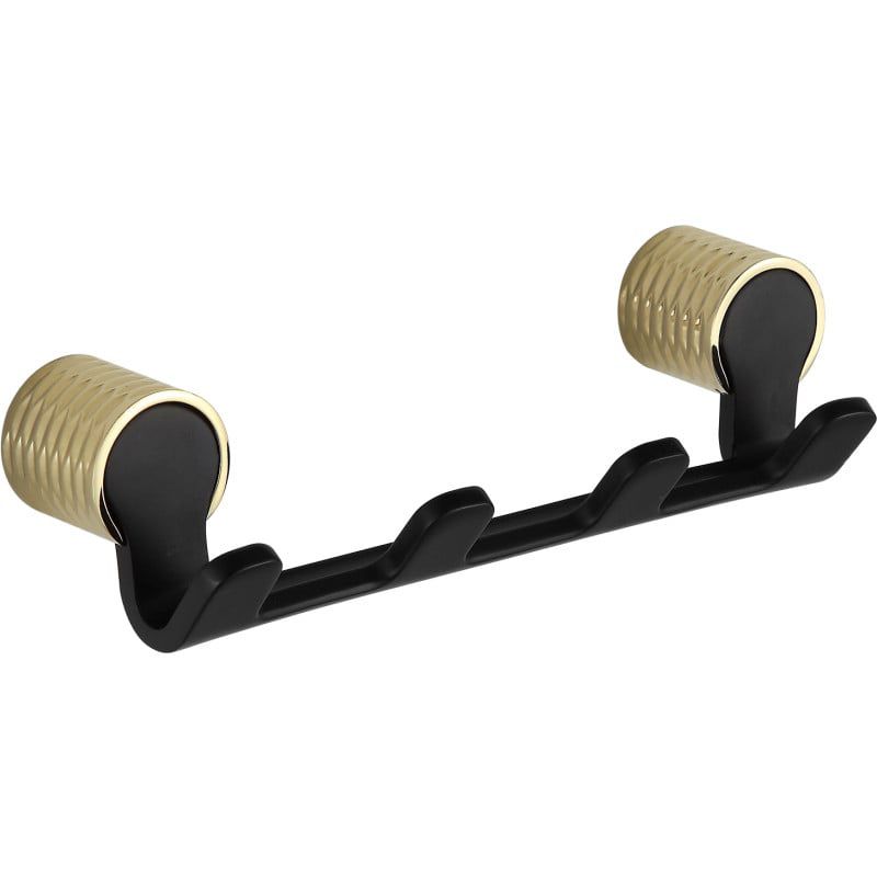 Haczyk na ręcznik Mexen Base czarny/złoty 70882354-57 1 szt.