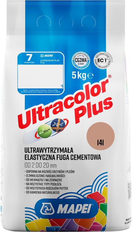 Fuga elastyczna Mapei Ultracolor Plus 141 karmelowa 5 kg