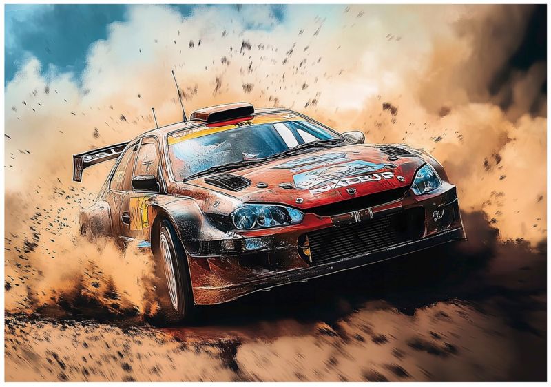 Fototapeta Na Flizelinie WALLARENA 400x280 cm Tapeta Dziecięca Dla Chłopca Auto 1 szt.