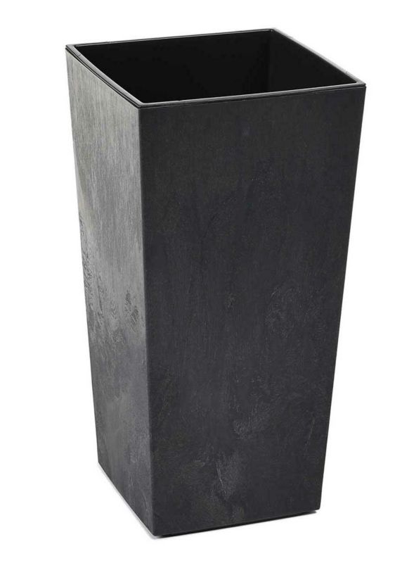 Donica HowHomely Tworzywo Czarna 30x57 cm