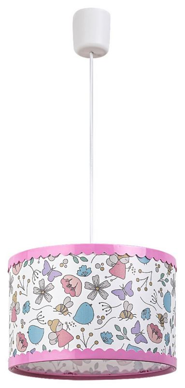 Lampa wisząca Rabalux Hanka biała wielokolorowy wym: 88 x 28 x 28 cm 1xE27 x 40W 1 szt.