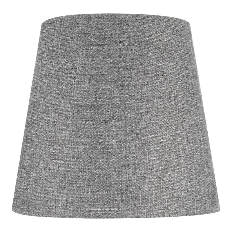 Abażur stożkowy GoodHome Lokombi XS takanina szary