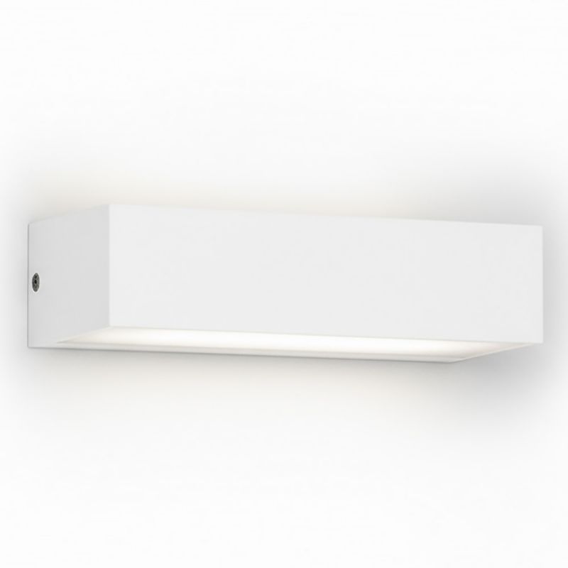 Kinkiet ogrodowy HOROZ kinkiet ścienny 9W, 450lm, 4200K, IP65, biały, ANDIZ 1szt.