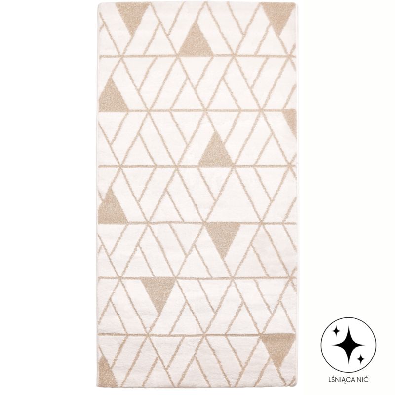 Dywan Sofia Direct Home and Garden Trójkąty krem 160x230 cm 1 szt.