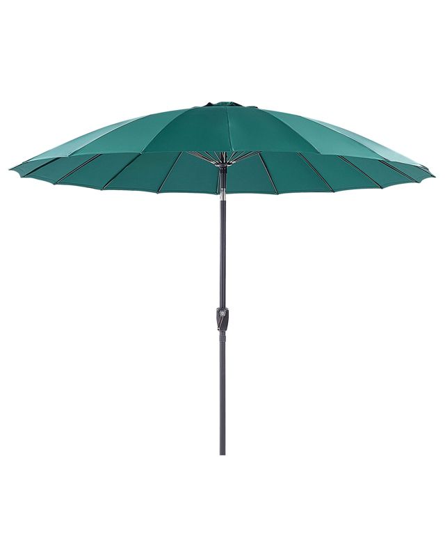 Parasol ogrodowy 255 cm zielony Baia 1 szt.