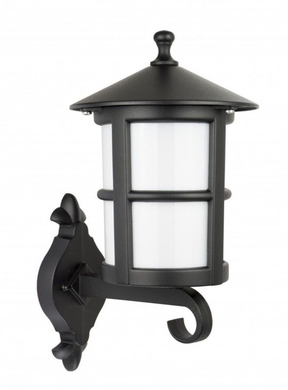 Kinkiet ścienny zewnętrzny SU-MA Cordoba czarny 1 x E27 x IP23 wym: 34,5 x 20 x 24,5 cm - 1 szt.