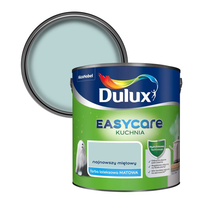 Farba Dulux EasyCare Kuchnia najnowszy miętowy 2,5 l