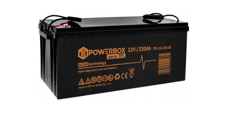 Akumulator Texas Bezobsługowy 12V 220Ah VRLA AGM 1 szt.