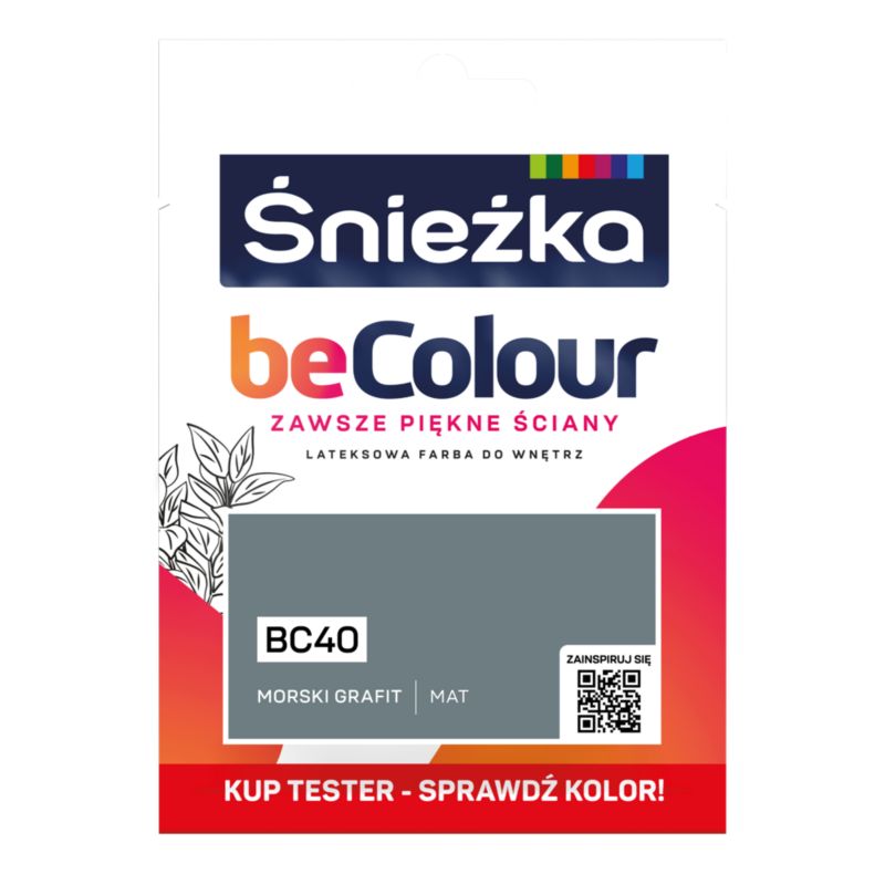 Tester farby Śnieżka Becolour morski grafit 25 ml