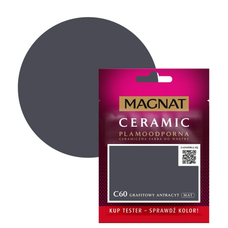 Tester farby Magnat Ceramic C60 grafitowy antracyt 0,03 l